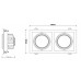 Светильник Vivo Luce Glissando 2 LED 2x25